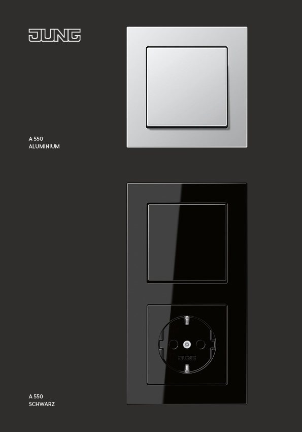 A 550 · aluminium, schwarz A 550 · aluminium, schwarz